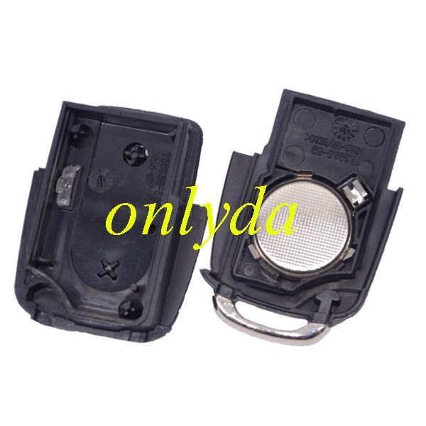 VW Style   flip remote ----- hyun 2 button remote key with 433mhz  Elantra car (without chip,put your existing key chip into the new romote)