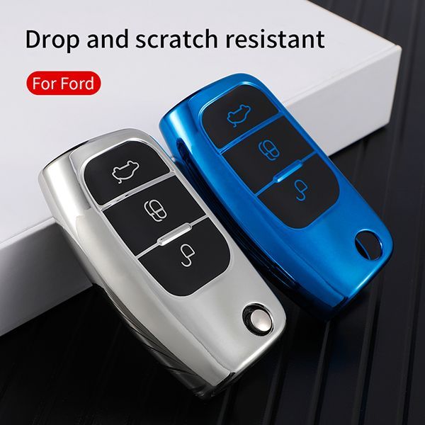 For Ford 3 button TPU protective key case , please choose the color