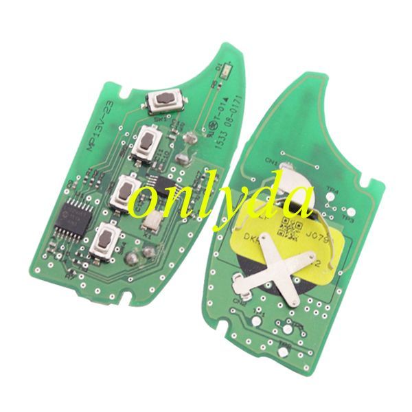 For OEM hyun 3+1 button remote key with 315mhz FSK model MP12R-12