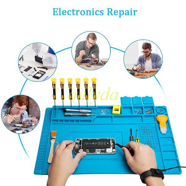 For Repair Pad Insulation Heat-Resistant Soldering Station Silicon Soldering Mat Work Pad Desk Platform for BGA Soldering Station