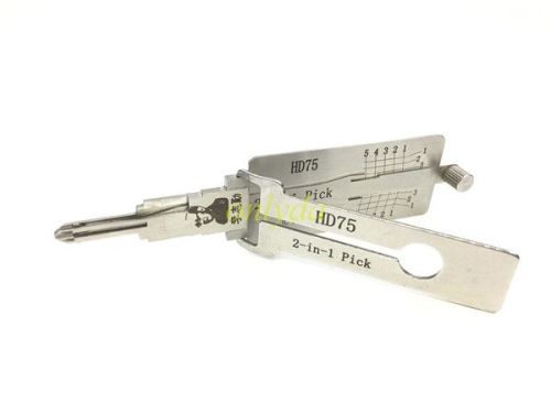 For HD75 lishi 2 in 1 decode and lockpick for Honda, Suzuki, Gwangyang, Kawasaki Motorcycle