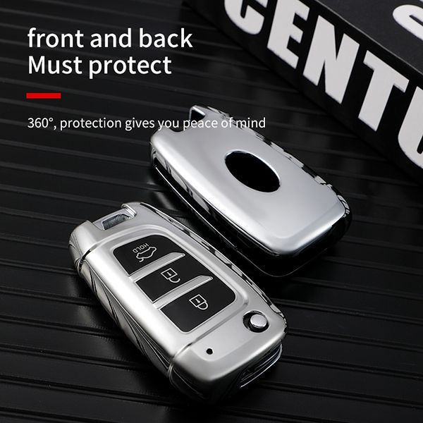 For 2020 Hyundai Elantra 3 button  TPU protective key case,please choose the color