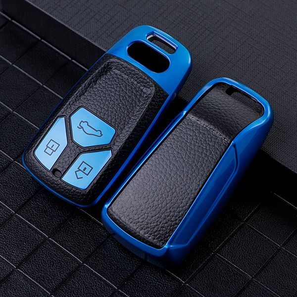 For New Audi Q7、TT、A4 3button TPU protective key case ,please choose the color