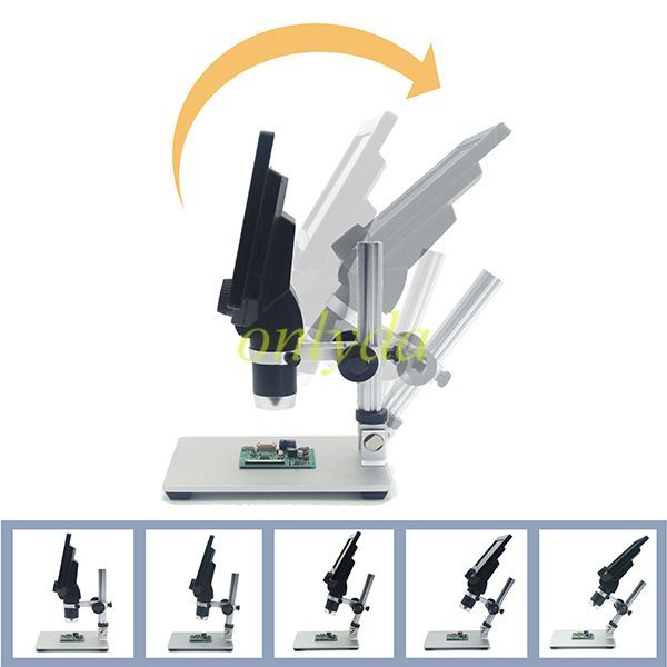 For G1200 12MP 1-1200X Digital Microscope for Soldering Electronic 500X 1000X Microscopes Continuous Amplification Magnifier，please choose the plug European and American regulations