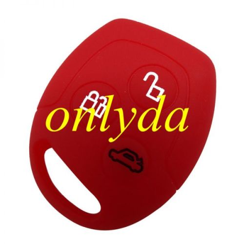 Ford 3 button silicon case (Black,Blue ,Red. Please choose the color)
