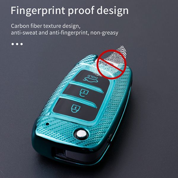 For Hyundai Elantra 3 button TPU protective key case,please choose the color