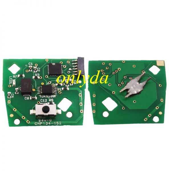 For Fiat 114 and Punto 188  1 button  remote key  in black color ,programmed  by  Zedfull（NO ignition chip, you need put ID48 chip inside）