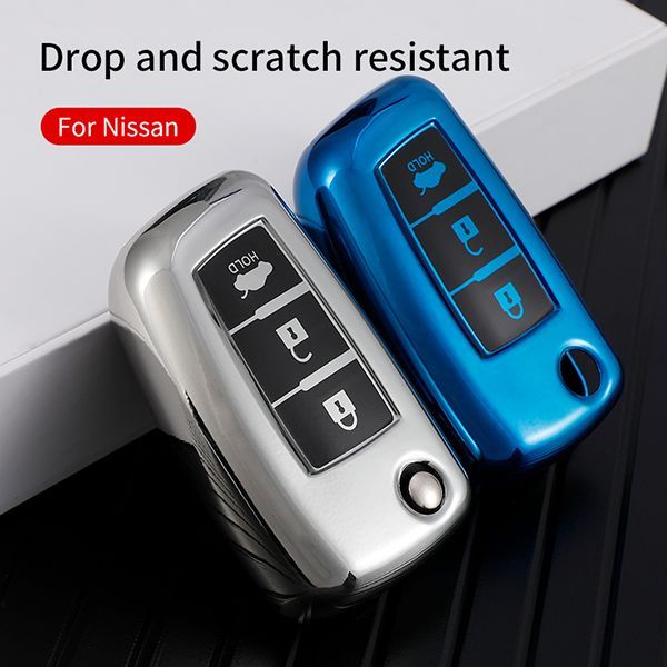 For Nissan 3 button TPU protective key case please choose the color