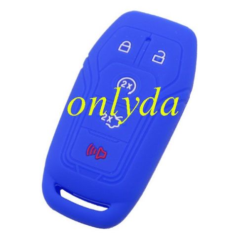 Ford 4+1 button silicon case (Black,Blue ,Red. Please choose the color)