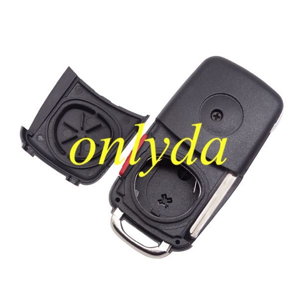 For  VW Touareg 3+1 button remote key blank with badge