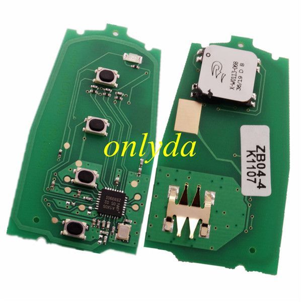 KEYDIY Remote key 4 button ZB04 smart key for  KD-X2 and KD MAX