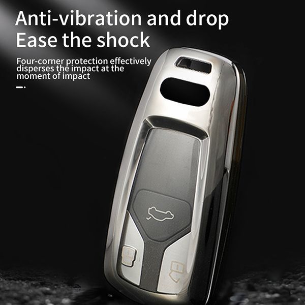 For Audi TPU 3button TPU protective key case,please choose the color