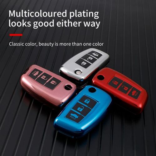 For Nissan 3 button TPU protective key case please choose the color