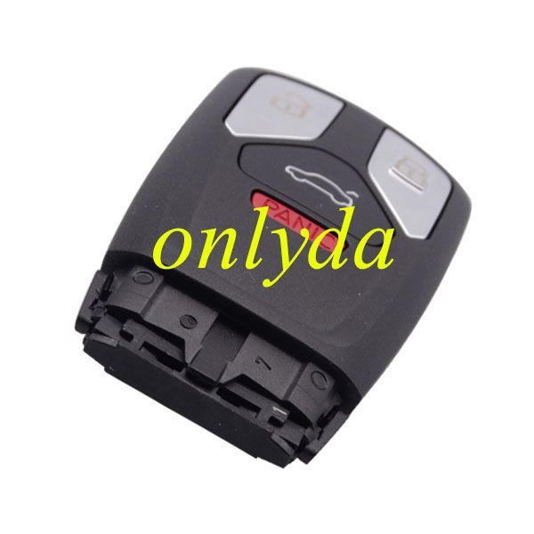Audi-R12B-original-low Uninitialized unKeyless Audi Q7 3+1 button remote key 434mhz OEM remote for Audi A4 A5 Q7 TT 2016-2023 Smart models (4M0959754AA) 4103 36160000213258007 H40/151128/07S 16444