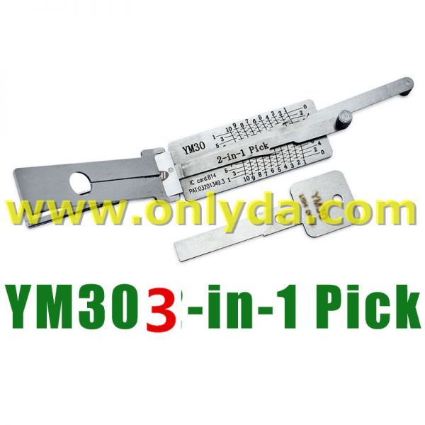 For YM30-SAAB3-IN-1 Lock pick, for ignition lock, door lock, and decoder, genuine ! used for old series  SAAB