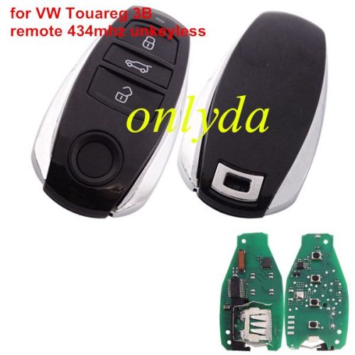 For VW Touareg 3 button remote key with 434MHZ