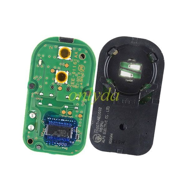 For Original Suzuki 2 button remote key with PCF7953X / HITAG 3 / 47 CHIP without emergency blade