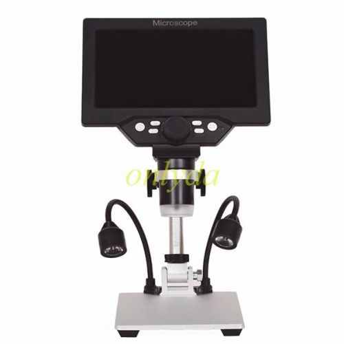 For  G1200D Digital Microscope 12MP 7 Inch Large Color Screen Large Base LCD Display 1-1200X Continuous With Light,please choose the plug European and American regulations