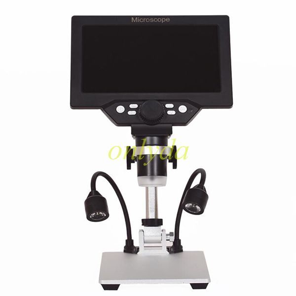 For  G1200D Digital Microscope 12MP 7 Inch Large Color Screen Large Base LCD Display 1-1200X Continuous With Light,please choose the plug European and American regulations