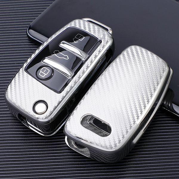 For Audi A3/Q3/Q2L/A1/S3 3button TPU protective key case,please choose the color