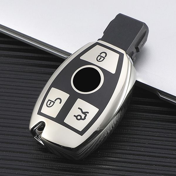 For Benz 3button TPU protective key case,please choose the color