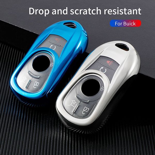 For Buick Chevrolet TPU protective key case  black or red color, please choose