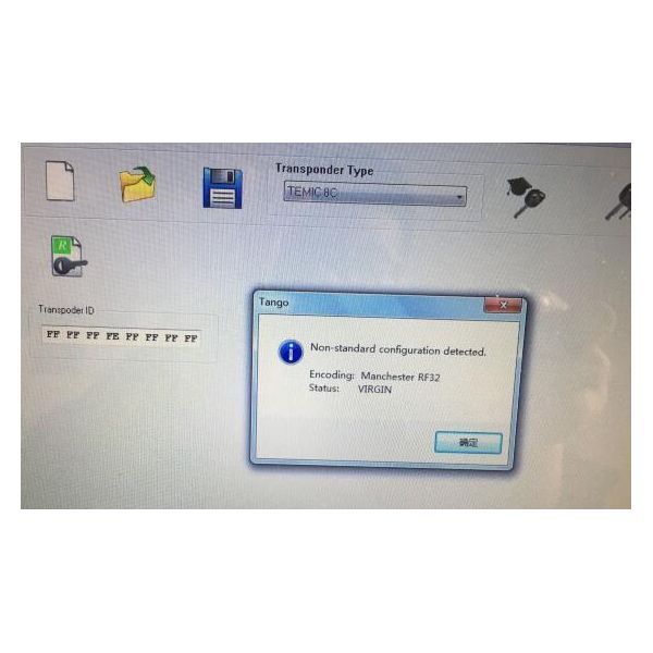 For Original Transponder chip  ID8C  Mazda TK5561A can use tango to copy