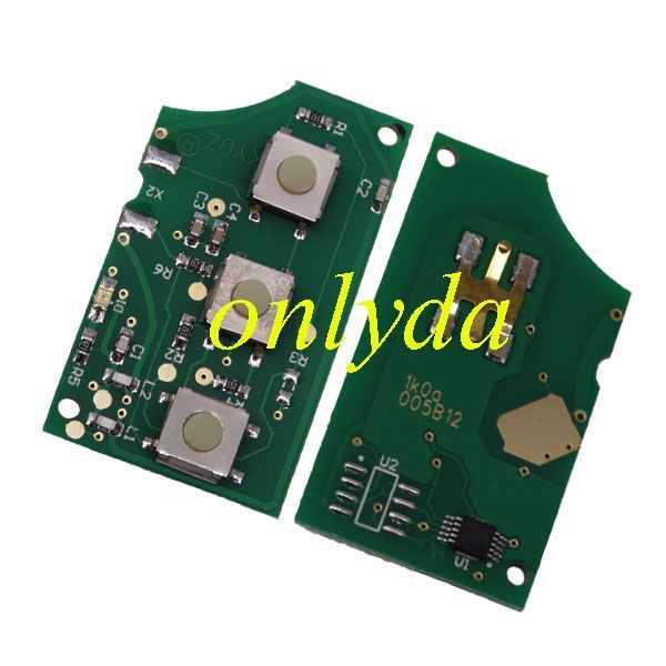 For VW 3 Button remote Key 1K0 959 753 Q with 315mhz