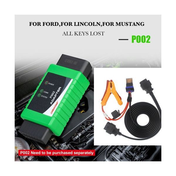 OBDSTAR X300DP X300DP Plus Ford All Key Lost Cable for FORD /LINCOLN / MUSTANG etc