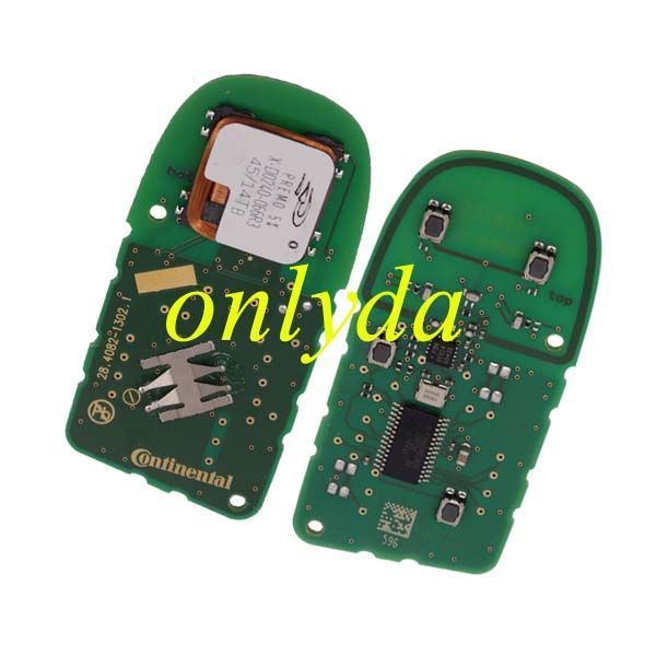 For OEM GM 3+1 button remote key with 434MHZ