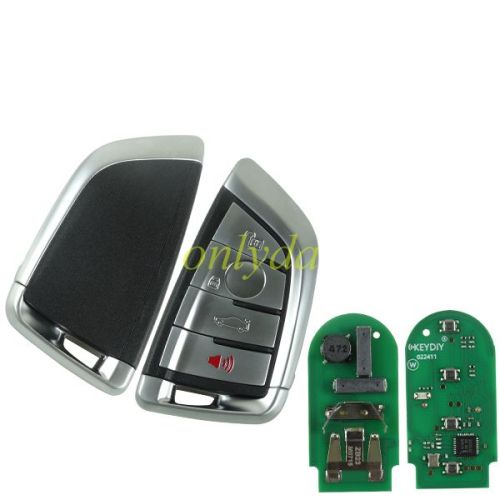 KEYDIY Remote key 4  button ZB23-3 smart key for  KD-X2  and KD MAX