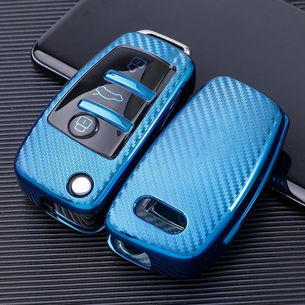 For Audi A3/Q3/Q2L/A1/S3 3button TPU protective key case,please choose the color
