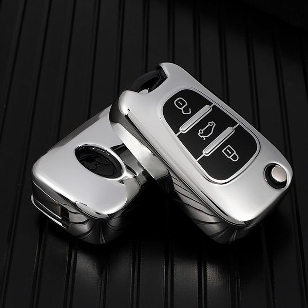 For Hyundai ix35 3 button  TPU protective key case,please choose the color