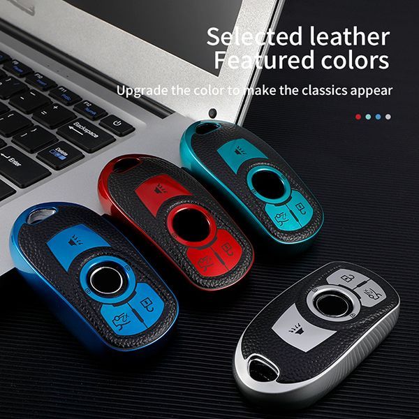 For Buick Chevrolet 5button TPU protective key case, please choose the color