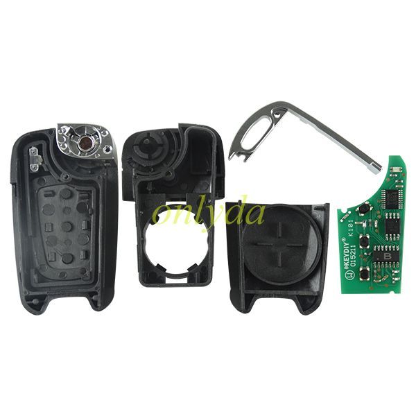 Hyundai Style 3button keyDIY remote NB04-3 Multifunction 5Models in  1 Model NB-ATT-36 NB-ATT-KLSL NB-ATT-46 NB-ETT-GM NB-XTT-47 for KDX2 and KD MAX