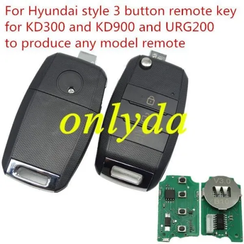 keyDIY brand 3 button remote key