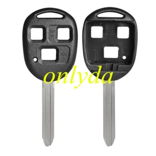 itopkey brand high quality Toyota upgrade 3 button key shell with TOY43-SH3 blade