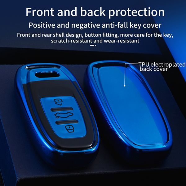 For Audi TPU protective key case,please choose the color