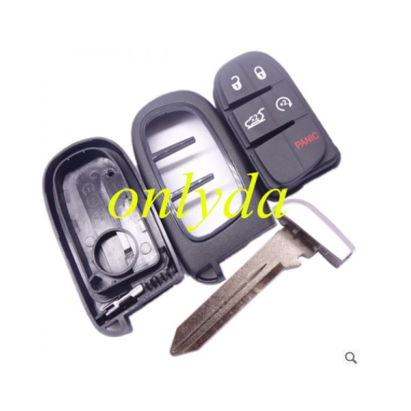For Chrysler  keyless  remote key with 434mhz with PCF7945M (HITAG AES) chip   with 2+1/3+1/4+1 button key shell , please choose use for 2014-2018 JEEP Cherokee  434mhz ASK PCF7953M FCC ID: GQ4-54T                                                         OE:68141580AE/AC/AF/AG/AB                             with 2+1/3+1/4+1 button key shell , please choose