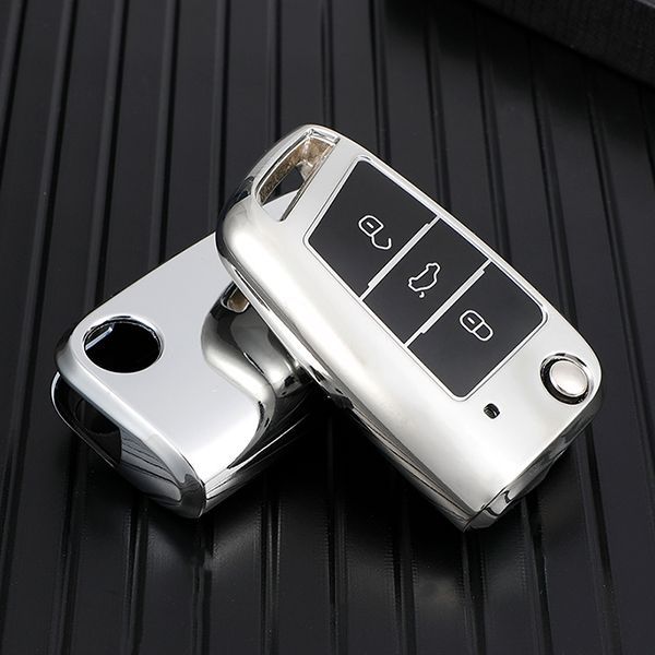For VW 3 button TPU protective key case please choose the color