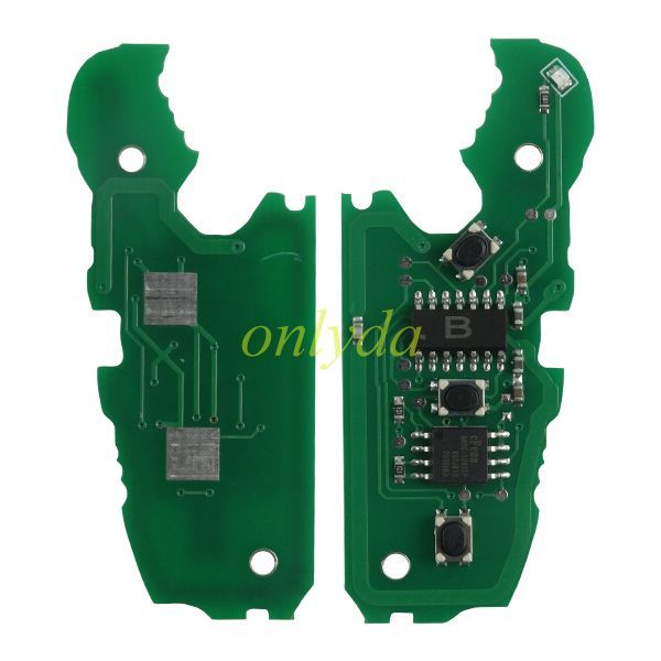 For Audi A3 TT 3 button remote key ID48 glass chip FCCID:8P0837220D 434m/315m