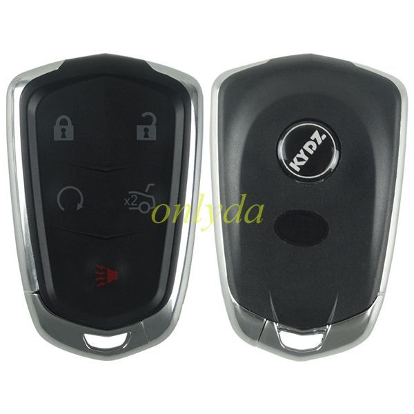 For Cadillac model 4+1 button KYDZ universal remote key pcf7942 HITAG2 46 chip 433mhz