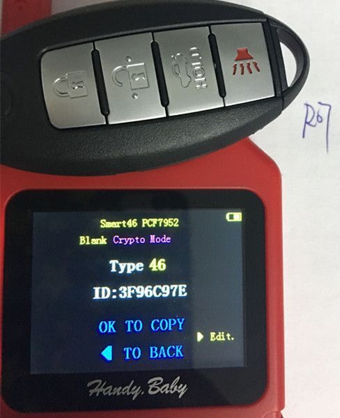 For NISSAN Teana keyless remote PCF7952 chip -315mhz