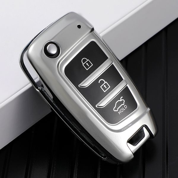 For 2020 Hyundai Elantra 3 button  TPU protective key case,please choose the color