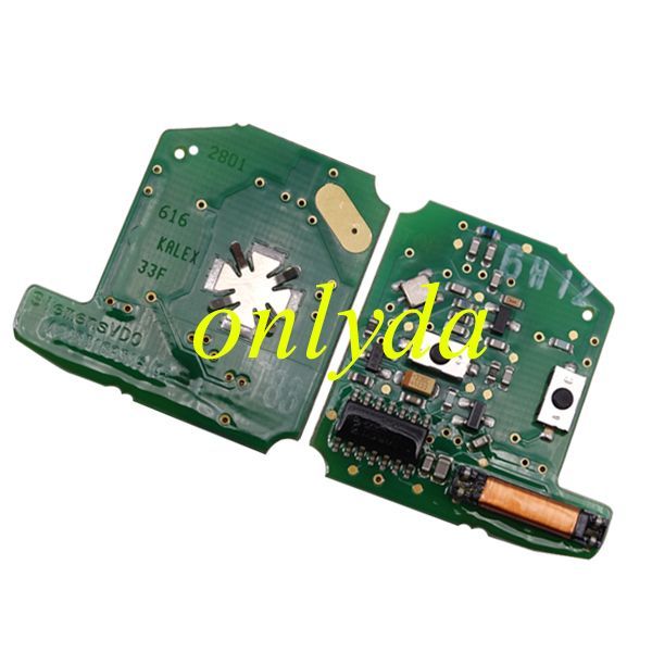 For  OEM Renault 2 button remote key with 433mhz & 7946(HITAG2) chip no blade  Continental: 5WK4 876/818