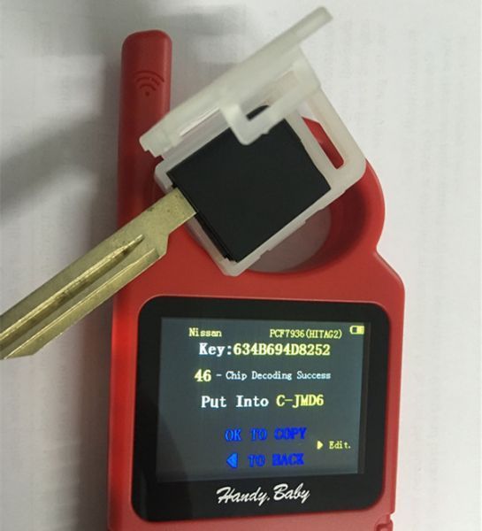 For oem Small transponder key Nissan  old smart key (tinna)  ID46 chip