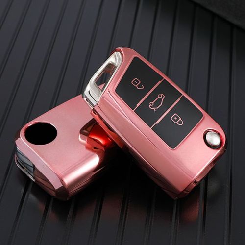 For VW 3 button TPU protective key case please choose the color
