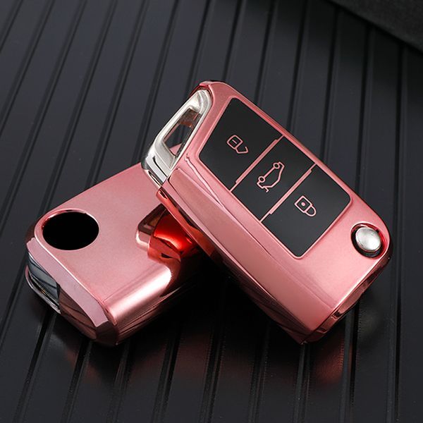 For VW 3 button TPU protective key case please choose the color
