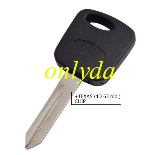 For FORD LINCOLN MAZDA( H72-PT ) transponder Key TEXAS(4D63 old )