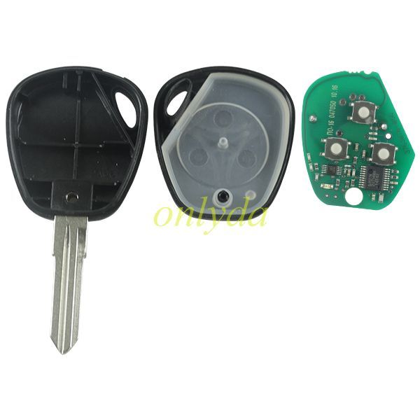 For Lada 3 button remote key with 7941 chip 433mhz